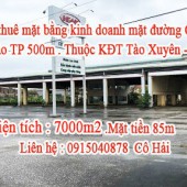 Cho thuê mặt bằng kinh doanh mặt đường QL1A , cách cổng chào TP 500m . Thuộc KĐT Tào Xuyên -tp Thanh Hóa .